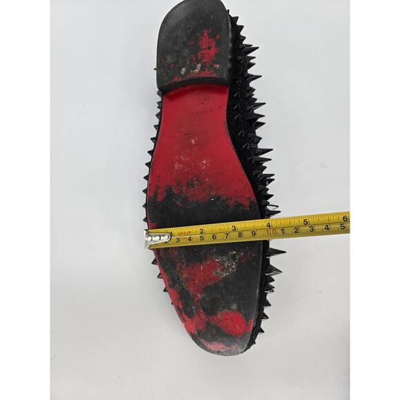 Resso Roth Riveted Spiked Black Loafers Measures as Men\'s 11 see measurements main image 4
